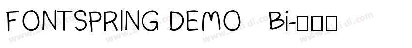 FONTSPRING DEMO   Bi字体转换